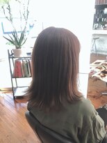 花やの前の美容室 山梨本店 切りっぱなしミディアム