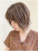 ナチュラルハイライト×外ハネボブ【レーヴ】
