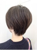 【AMAZING HAIR 中沢店/安達】小顔ショート×フォギーベージュ