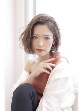 アグ ヘアー タレット 真岡店(Agu hair turret) ゆるふわフェミニンシルエットミディ