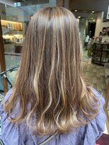 ヘア デザイン クランプ フロント(Hair Design CLAMP front)&nbsp;ハイライトたっぷりベージュカラー