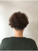 パーマ刈り上げスタイル