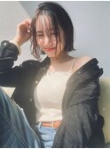 Taylor【大宮】　うざバングショート×オリーブグレージュ