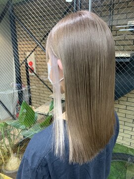 ラフ 難波店(LAFF) #黒髪#ボブルフ#ネビージュ#小顔#ワンレン