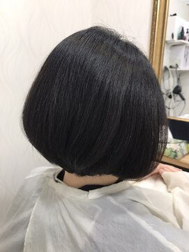 ヘアーカルチャー おゆみ野店(HAIR CULTURE) ショートヘアひし形ショートボブ大人可愛い黒髪暗髪