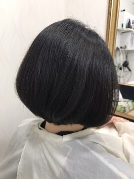 ヘアーカルチャー おゆみ野店(HAIR CULTURE) ショートヘアひし形ショートボブ大人可愛い黒髪暗髪