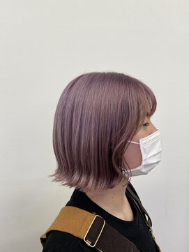 アミ 下通り (ami) 熊本　ハイトーン　ピンクカラー　透明感カラー