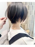丸みショートボブ