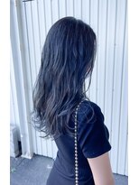 ビーワールド(B WORLD)&nbsp;透明感ブルーブラック【髪質改善/デザインカラー】