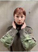 お洒落パッツンミニボブヘア【apish長谷川祐三】