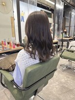 トリニティ 本厚木(trinity)&nbsp;ミックス巻き/艶ロング/アッシュグレージュ/本厚木