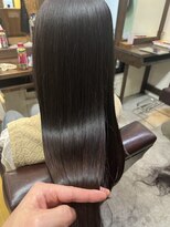 オンスター(ONSTAR)&nbsp;大人美人艶カラーベージュ小顔カット透明感レイヤーロング