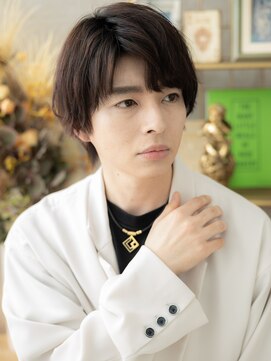 カバーヘア ブリス 川口(COVER HAIR bliss) アッシュオリーブくせ毛マッシュショートa川口20代30代40代