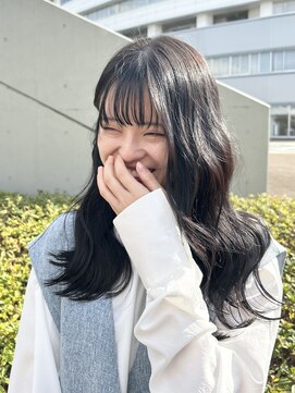 クロト(Clotho) ネイビーブルー/イヤリングカラーブリーチ白髪染め白髪ぼかし