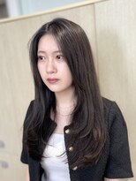 リベラ(LIBERA) ★韓国ヘアくびレイヤーエモージュ小顔似合わせカット斜めバング