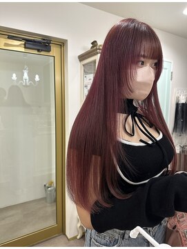 ハチ(HACHI) カラー初心者さんにオススメ！、大人気ワインレッドカラー