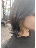インナーカラー*ミルクティー