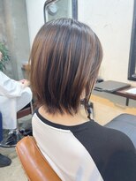 エトネ ヘアーサロン 仙台駅前(eTONe hair salon) 20代 30代くびれ外ハネボブ