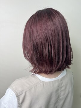 イーストハムネオ(EAST HAM NEO) レイヤーボブ カシスレッド