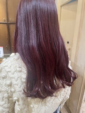 ネオリーブカップ 町田店(Neolive capu) ワインレッドカラー☆ブリーチ無し【町田駅/jr町田駅】