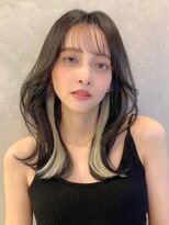 トルネード(TORNADO)&nbsp;韓国ヘアで垢抜けるヨシンモリヘア シースルーバング くびれヘア