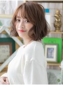 フレンチカジュアル韓国風こなれボブパーマc5戸頭20代30代40代