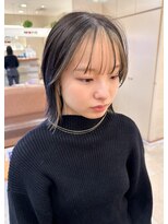 モリオ フロム ロンドン サッポロファクトリー店(morio FROM LONDON)&nbsp;インナーカラー　大人かわいい外ハネぱつっとボブ