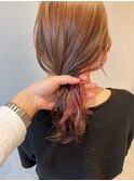 ピンク インナー イヤリング ブリーチ