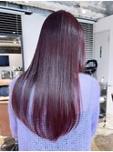 ロイヤル髪質改善トリートメント/ワインレッドカラー/艶髪
