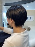 黒髪ハンサムショート