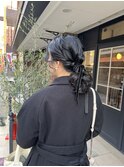 ローポニーテールアレンジ