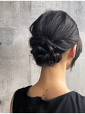 綺麗め シニヨン