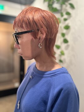 ファボ(favo.) short wolf×orange beige