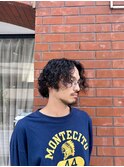 メンズボブパーマ　スパイラルパーマ