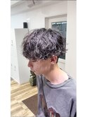 波巻きパーマ