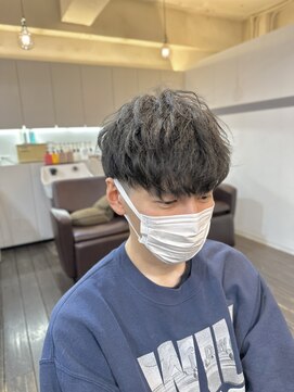 クラウドヘアー CLOUD HAIR 無造作パーマ波巻きパーマ波巻きスパイラルパーマツーブロック