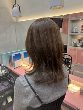 ロンドアベニール 北千住(Lond avenir) 髪質改善縮毛矯正レイヤーカット顔周り前髪韓国ミニウルフ北千住