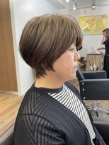 白髪ぼかし/イメチェンヘアスタイル/前髪カタログ/ショートボブ