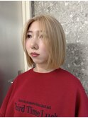 ★ハイトーンカラーミルクティーベージュホワイトベージュカラー