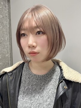 サンク 原宿 表参道(cinq) ミルクティーベージュカラーミルクティーブラウンピンクベージュ