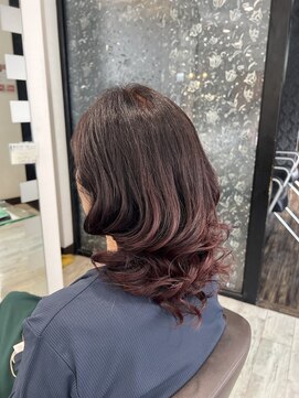 フィラージュ サロンドウィズ(filage SALON DE WITH) ミディアム/レッドブラウン/50代60代/船橋/船橋大神宮下