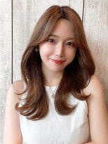 アフロート エル 錦糸町(AFLOAT L) 【20代30代】さりげないナチュラルレイヤー/小顔/黒髪/暗髪