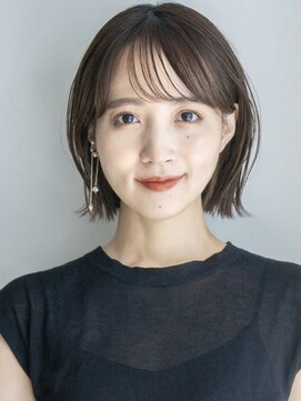 ガーデンヨコハマエスト(GARDEN YOKOHAMA est) レイヤーボブ　ココアベージュ　小顔　ボブ