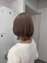 イロウ 山口どうもん店(IROW)&nbsp;ダブルカラー/レイヤーボブ/ダークアッシュ/ブリーチカラー