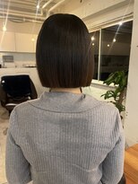 ライン(LINE) ボブ:/切りっぱなしボブ