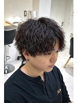 アイトーキョープラスシー 横浜(AI TOKYO+Sea) 横浜/ルーズショート/フェザーパーマ/センターパート