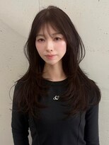 シーク 天神(SEEK)&nbsp;レイヤーカット/ハッシュカット/韓国ヘア/前髪顔まわりカット