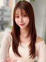 アグ ヘアー カルム 鷺沼駅前店(Agu hair calme) 《Agu hair》ハッシュカット×メルティブラウン