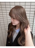 ブリーチ無しで作る柔らかベージュカラー