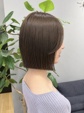 ジアン バイ ミルボン NU茶屋町+(GIEN by milbon) タッセルボブ/丸くならないボブ/顎下2cmボブ